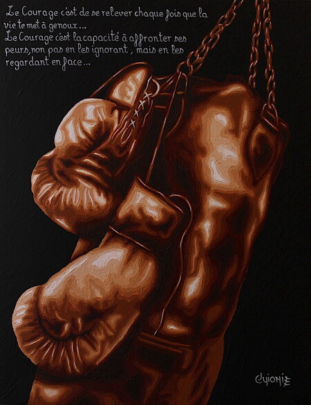 Boxe - 70x50cm