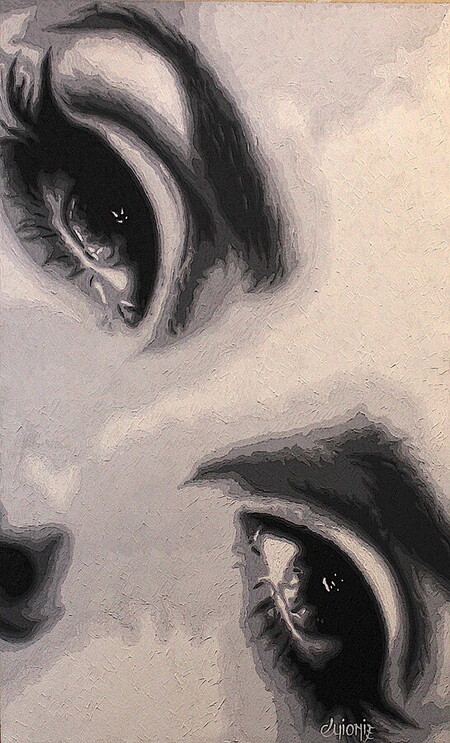 glamour 16 - 100x60cm - tissu toil&eacute; - vendu