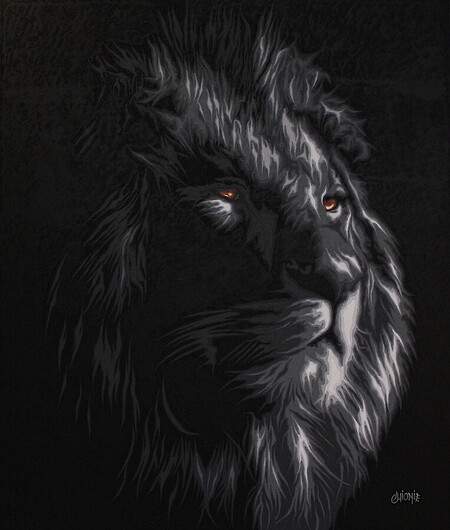 f&eacute;linit&eacute; 2 - 130x110cm - tissu toil&eacute; - vendu