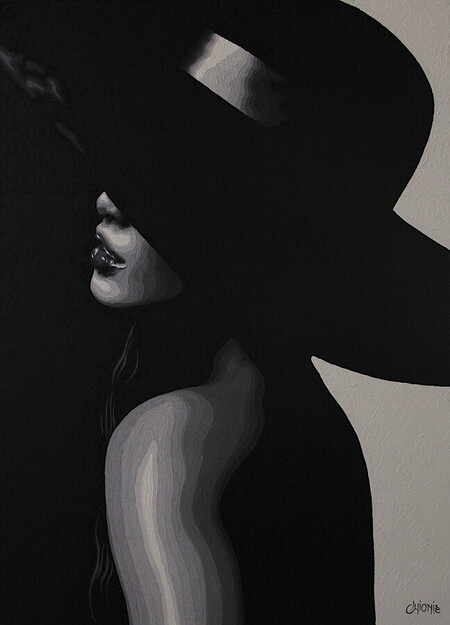 glamour 9 - 102x75cm - tissu toil&eacute;