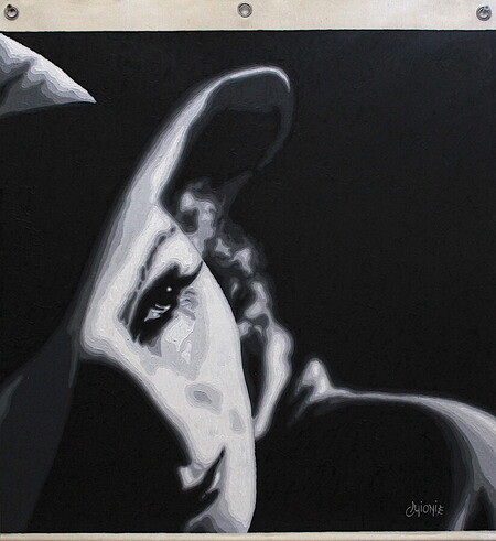 glamour 12 - 70x70cm - tissu toil&eacute;