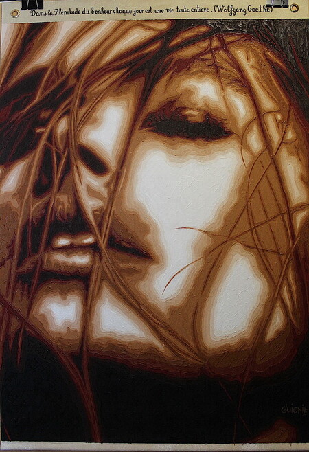 glamour 18 - 100x78cm - tissu toil&eacute;