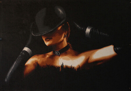 glamour 11 - 200x140cm - tissu toil&eacute; - vendu