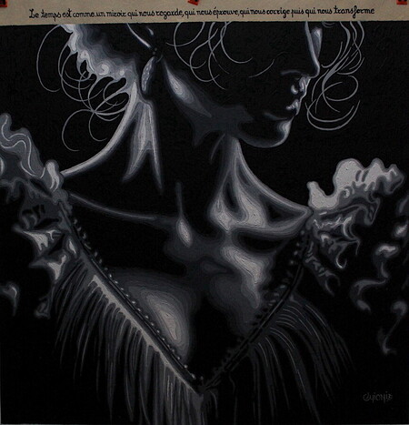 glam 1 - 80x80cm - tissu toil&eacute;